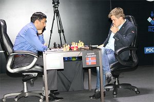 Sakk világbajnoki döntő 2014, 7. forduló